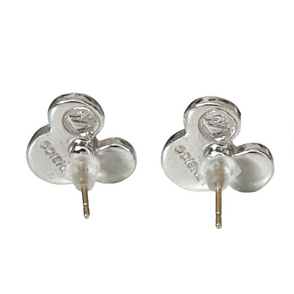 SWAROVSKI Disney Crystal Rhodium Plated Limited Edition Mickey Mouse Earrings - Picture 3 of 5